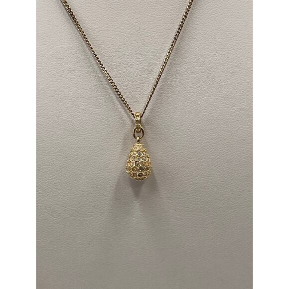 Swarovski 1023993 Heloise Gold-plated Teardrop Pendant Necklace - Picture 2 of 7